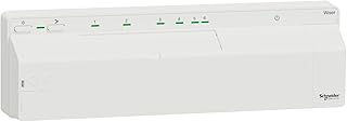 Schneider Electric Wiser Smart Home Verteilerleiste für Fußbodenheizung zum Heizen, Steuerung m…