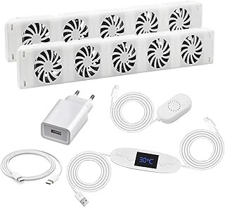 Heizkörper ventilator Für Unterheizungen Und Heizkörper，5 intelligente Kühlventilatoren fü…