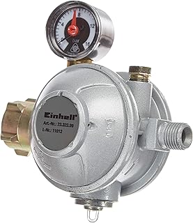 Original Einhell Innendruckregler 50 mbar (Gasheizofen-Zubehör, 0,3 bis 16 bar Eingangsdruck, 50…