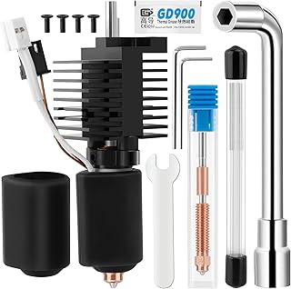 K2 Plus Keramik-Heizblock-Kit, mit 0,4 mm Schnellwechsel Düse, 20 Reinigungsnadeln, 2 Silikonhü…