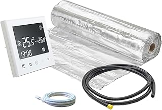 Komplett-Set Alu-Heizmatte AluPro für Laminat/Klickvinyl 140 W/m² mit Thermostat RT-50 weiß (1…