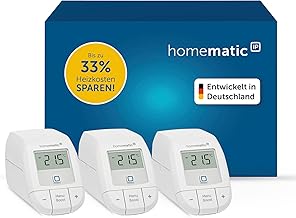 Homematic IP Erweiterungsset Heizen – Basic, Smart Home, 3X digitaler Thermostat Heizung, Steue…