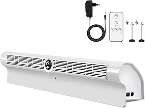 Heizkörper Ventilator mit 6 Auslässen, 7-Farben-RGB, Smart Heizkörperverstärker 1-Stück mit …