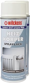 ARLI Set: Heizkörper Lackspray 3 x 400ml weiss hochglänzend weiß Schnelltrocknender Spraylack …