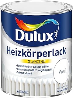 Dulux Heizkörperlack – So erstrahlt Ihre Heizung lange in frischem Weiß – Weiß, 375 ml