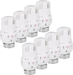 8 Stück Heizkörper Thermostatkopf,Heizkörperventil für Gewinde,Thermostat Heizung,Thermostat-…