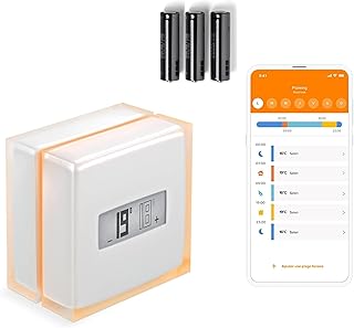 Netatmo Thermostat Intelligent, Energieeffizient. WiFi – Steuern Sie die Heizung per App aus der …