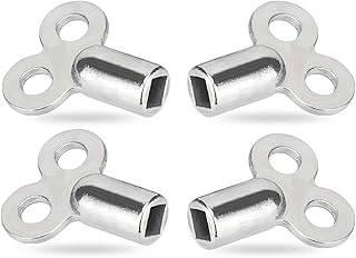 4x Heizkörper-Entlüftungsschlüssel: Schlüssel zum Entlüften von Heizungen – Universell einse…