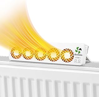 Heizkörper Ventilator mit 5 Lüfter, Intelligenter Heizkörperverstärker Erhöhen die Effizienz…