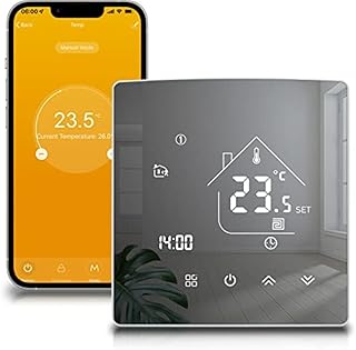 WiFi Smart programmierbares Thermostat, App-Sprachsteuerung für Gaskessel, Wasserbodenheizung, 5…