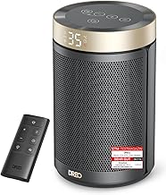 Dreo Energiesparender Heizlüfter, 34 dB Leiser 1500W Elektrischer PTC Keramik, Thermostat, Über…