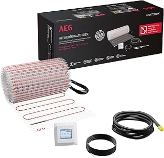 AEG elektrische Fußbodenheizung, Komplettset 2 m², 200 W/m², Turbo Thermo Boden TBS TC 200/2 S…