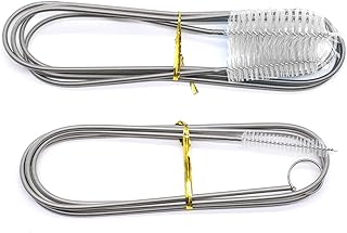 2 Stück rohrreinigungsbürste schlauchbürste rohrbürste, Abflussreiniger bürste abflussbürst…