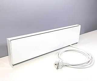 Energy-com elektrische Sockelheizleiste, Typ: ECHL-1-E TÜV, Anschluss ans Stromnetz (1200 mm) – …