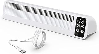 Heizkörperlüfter Energieeffizient, 1 Stück Heizkörperventilator Ultraleiser Heizkörper Venti…