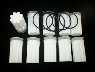 Siku-Filter, 35 µm Heizölfilter, Sternform weiß 10 Stck Incl. 5 Stück O- Ringen für die Filt…