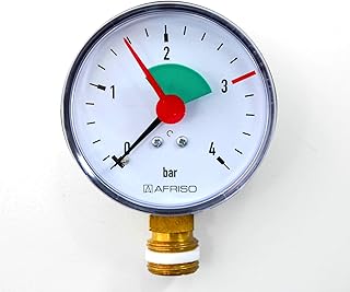 Heizungsmanometer 0-4 bar G 3/8″ senkrecht