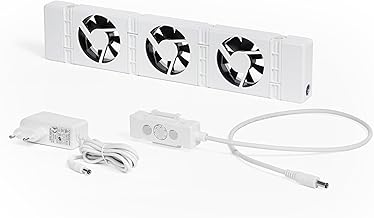 SpeedComfort Heizkörper Ventilator Mono Set – 1 Stück Heizkörperventilatoren – energieeffizi…