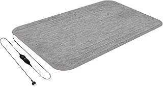 Mi-Heat Beheizbare Teppich-Unterlage 100x140cm – Unter Teppich Heizung Heizteppich Fußmatte Wär…