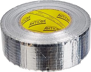 Aluminium Klebeband netzverstärkt 48mm x 50m von Lüftungs- und Klimaanlagen