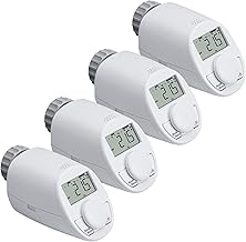 Heizkörperthermostat Modell N, neues leises Modell mit Boost Funktion, Set für 4 Räume