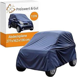 Preiswert&Gut Autoabdeckplane Winterfest für Kleinwagen Windschutzscheibenabdeckung, Frostschutz…