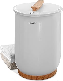 SereneLife Eimer Handtuchwärmer Elektrisch – Towel Warmer – Wellness Handtuch Wärmegerät 2…