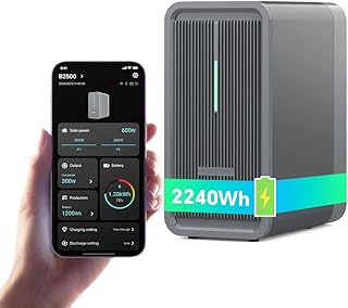 Marstek B2500 Balkonkraftwerk mit Speicher: 0% MwSt, 2240Wh LiFePO4 Akku Solarbank Speicher, 2 MP…