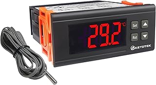 KETOTEK KT8100 Digitaler Heizungs PID Temperaturregler 220 V Dimmer Thermostat Thermostatsteuerun…