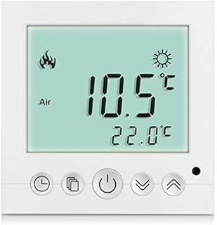 SM-PC®, Digital Thermostat Raumthermostat Fußbodenheizung Wandheizung LED weiß #a31