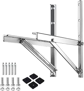 Wandkonsole Zubehör, Wandhalterung für Klimaanlage Split und Wärmepumpe Pool, 160kg Tragfähig…