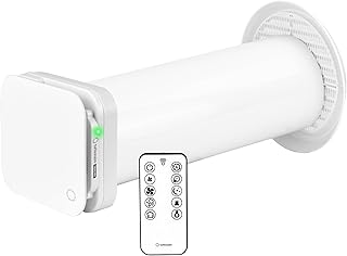 Turbionaire Trend HRV CMV Dezentrale Wohnraumlüftung mit Keramik-Wärmerückgewinnung, Feuchtigk…