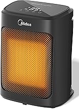 Midea Elektroheizung Keramik 2000W mit Thermostat, 3 Modi 24h-Timer, Überhitzungs- & Kippschutz,…