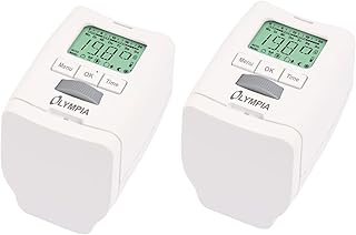 Olympia HT 430-22 Heizkörperthermostat, Elektronischer Heizungsregler, kompakter Energiespar-Reg…