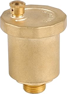 LALAGO Automatischer Schnellentlüfter, DN10 G3/8″ Entlüftungsventil, Messing Entlüftungsöffnu…