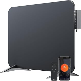 BR Bringer Infrarotheizung 450 Watt mit Smart Thermostat, WIFI & App – für Wandmontage oder als …