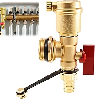 Schnellentlüfter für Heizkreisverteiler, Automatischer Schnellentlüfter 1 Zoll, Messing Entlü…