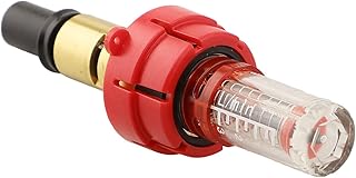 Durchflussmesser Fußbodenheizung mit abnehmbarem Schauglas für bequeme Reinigung und Wartung (3/8)