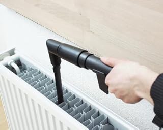 Heizkörper Reinigungs System HEIREIS Staubsauger Bürste Heizkörperbürste mit 2 Saugschläuche…
