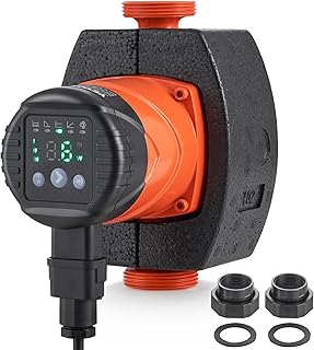 VEVOR Heizungspumpe 4 m Förderhöhe, Umwälzpumpe, 220 V, 22 W, 50 L/min, hocheffiziente Umwälz…