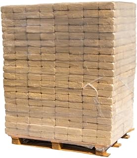 1.000 kg Palette RUF Form Hartholz Brikett Sonderangebot Briketts aus Buche Kamin Ofen Holz Gluth…