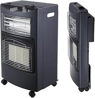 4200 Watt Gasheizung/Stromheizung Hybrid inkl. Gasdruckregler-Set | drinnen & draußen (Gasheizer…