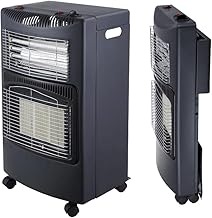 4200 Watt Gasheizung/Stromheizung Hybrid inkl. Gasdruckregler-Set | drinnen & draußen (Gasheizer…