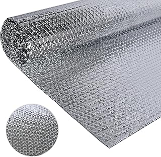 Doppelseitige Aluminiumfolie Isolierung 60 cm X 3 m,3mm Dicke Isolierfolie Dämmfolie Reflexionsf…