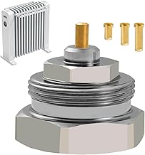Dampfheizkörper-Luftventil, thermostatischer Metalladapter, Heizkörpertemperatur-Verbindungsroh…