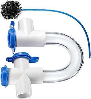 PVC-Kondensat-U-Siphon – 3/4 Zoll Transparenter Abflussanschluss, Transparenter HVAC-Rohrversch…