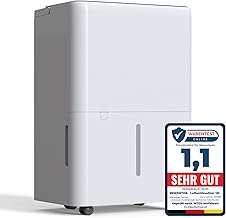 Newentor 12L Luftentfeuchter Elektrisch Keller 35dB, Entfeuchter Elektrisch Keller mit Ablaufschl…