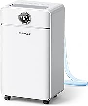 CHIVALZ Luftentfeuchter Elektrisch, Auto Raumentfeuchter Elektrisch 30m²/120m³, Raumentfeuchter…