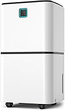 Luftentfeuchter Elektrisch 12L/Tag,Entfeuchter elektrisch Keller,Geeignet für Räume von ca. 120…