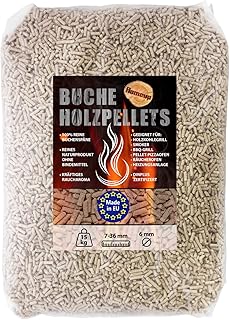 Buche Pellets 15 kg 30 kg Grill Smoker Holz Pizzaofen BBQ Pellet Outdoor Ofen Grillen Chunks Holz…